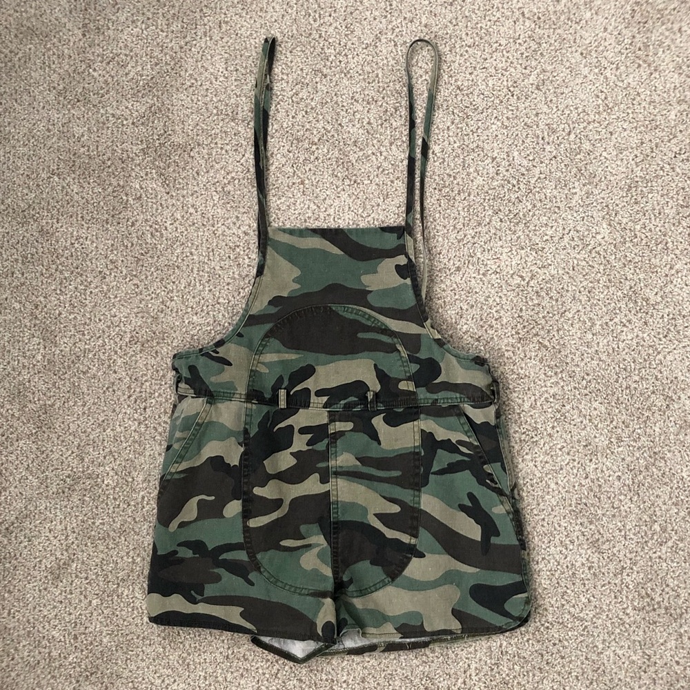 Camo Short Overalls